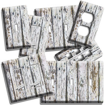Chipped Paint Worn Out Wood Style Light Switch Outlet Wall Plate Rustic Hd Decor - £8.89 GBP+