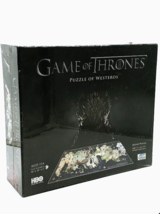 4D Cityscape Game of Thrones 3D Map Puzzle of Westeros New - $24.95