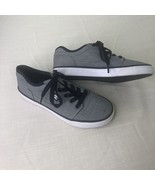 DC Manual BIG KIDS SKATE SHOES BLACK WHITE BLUE YOUTH SHOES. Size 3Y - $18.81