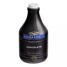Ghirardelli Black Label Chocolate Flavoring Sauce 64 fl.oz. CASE OF 6 FR... - $109.95