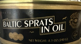 Baltik Smoked Sprats in Oil 240g 4 pack - $26.36