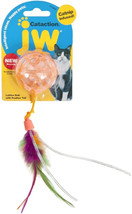 JW Pet Cataction Catnip Infused Lattice Ball Cat Toy With Tail 1 count J... - £11.19 GBP
