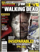Norman Reedus &amp; Michael Rooker dual signed 2013 The Walking Dead Official Magazi - £99.06 GBP