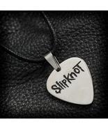 Handmade Stainless Steel Slipknot Guitar Pick Pendant Necklace Medallion - £15.89 GBP