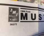 AMT Ford Mustang Instructions Kit # 38377 - $7.91