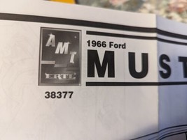 AMT Ford Mustang Instructions Kit # 38377 - $7.91