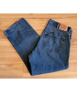 Levis 559 Jeans Relaxed Straight Fit Blue Cotton Denim Tag Size 44x32 Fi... - £15.53 GBP