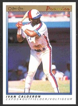 Montreal Expos Ivan Calderon 1991 O-Pee-Chee Premier #17 nr mt ! - £0.39 GBP