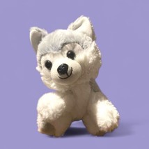 Walmart Plush Husky Dog Sitting Grey White  8” Stuffed Animal Toy - Soft Stuffy - £8.17 GBP