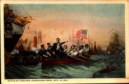 Battle Of Lake Erie Commodore Perry September 10, 1813 Postcard BK53 - £2.33 GBP