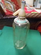 Vintage BEN SHAW&#39;S Soda Water BOTTLE (Seltzer) Etched Lettering B.Shaw &amp;... - £26.77 GBP