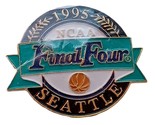 NOS Seattle NCAA Final Four Basketball 1995 Pin Pinback Gold Tone Enamel - £4.94 GBP
