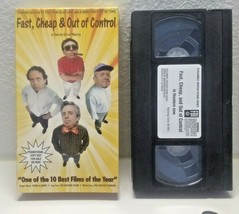 Fast, Cheap &amp; Out Of Control Vhs Promo Screener Errol Morris Rare Oop Cult Indie - £4.70 GBP