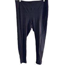 Athleta Delancey Moto Tight Leggings Black XL Stretch Stylish Athletic 5... - $21.59