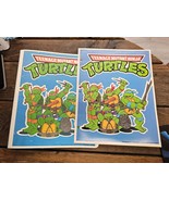 1989 Teenage Mutant Ninja Turtles 3 Ring Binder &amp; Folder Blue Mirage Studio - €16,90 EUR