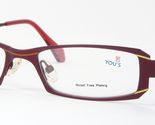 YOU&#39;S Lunettes 614 21 Mat Bordeaux Unique Rare Lunettes 50-18-140mm - $113.83