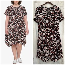 Tommy Hilfiger Brookshire Floral Women’s Midi Dress Size 10 Handkerchief... - £21.50 GBP