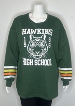 Stranger Things Hawkins High School 1986 Varsity Popover Sweater Green 3... - $19.99