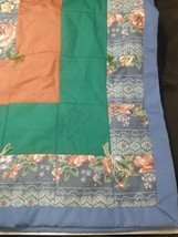 Homemade Blanket Quilt Throw Lap Quilt- Hand Sewn  ~34x34 - £18.98 GBP