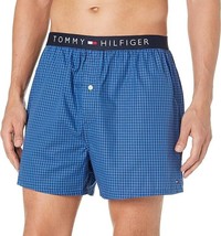 Tommy Hilfiger Men&#39;s Woven Boxer ,Indigo ,  Size: Medium - $23.76