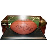 Football unsigned Display Case w/ Black Base  - £31.28 GBP