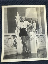 Betty Grable Original Autograph 8 X 10 Matte Studio Photograph - $173.25