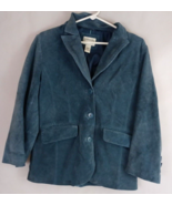 St John&#39;s Bay Washable Suede Women&#39;s Blazer Jacket Size Medium - $16.82