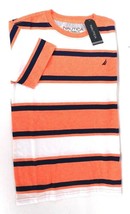 1 Count Nautica Boy&#39;s T Shirt Extra Large Size 7 821 Orange 100% Cotton - £15.31 GBP