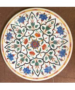 30&quot; Marble Top Center Coffee Table Inlay Top Inlay Work  Precious Mother... - $3,468.51 CAD