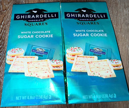 Ghirardelli 2-Bags White Chocolate Sugar Cookie Candy 4.8 oz Each ~ 6/30... - £18.39 GBP