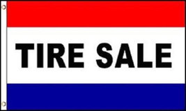 TIRE SALE Flag Automotive Store Banner Advertising Pennant Business Sign New 3x5 - £13.36 GBP