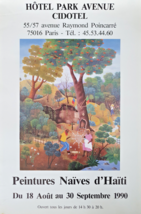 Naive Paintings From &#39;Haiti - Original Exhibition Poster - Paris - 1990 - $117.90