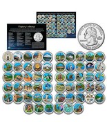 America the Beautiful Parks U.S. Quarters COLORIZED * 56-Coin Complete S... - £97.00 GBP