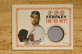 2004 John Smoltz Jersey Topps Cracker Jack Card SO-JS Atlanta Braves Baseball - £7.90 GBP