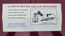 Lasco Micro Delux Nail Machine. Dial Speed Control. Max 25,000 RPM FREE ... - £45.99 GBP