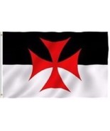 Knights Templar Battle Flag 3&#39; x 5&#39;  - £10.17 GBP