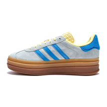  adidas Gazelle Bold &quot;Almost Blue Yellow&quot; IE0430 Women&#39;s Shoes - £133.12 GBP