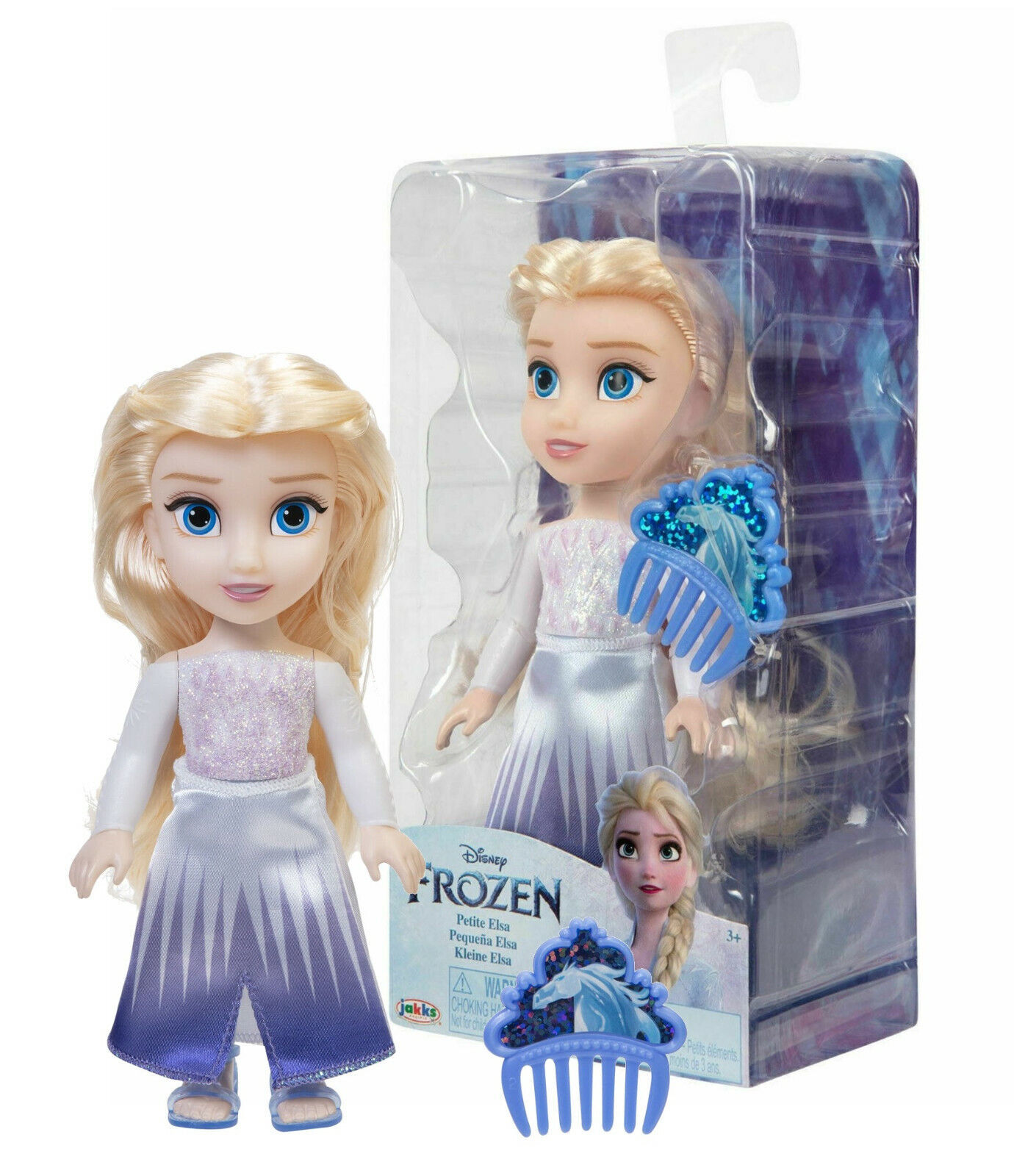 Disney Princess Petite Elsa Frozen 6" Doll Jakks Pacific New in Box - $11.88