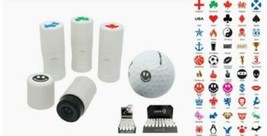 ASBRI GOLF BALL STAMPER, MARKER - GOLF GIFT OR PRIZE. VARIOUS DESIGNS - $9.15