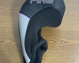 Ping Ladies Serene  Hybrid Headcover  Golf Head Cover Black Gray Purple - $21.55
