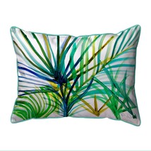 Betsy Drake Teal Palms 20x24 Extra Large Zippered Indoor Outdoor Pillow - £48.94 GBP