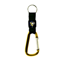 Pittsburgh Penguins NAVI-BINER Carabiner Keychain Keyring With Compass 6&quot; Nwt - £5.89 GBP