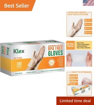 Ambidextrous Disposable Gloves - 1000 Pack, BPA Free &amp; Durable for Food ... - $924.75 MXN