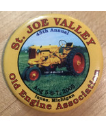 2005 St Joe Valley Old Engine Association Pinback Button Pin Tractor Jon... - $6.35 CAD