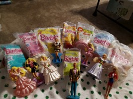 NEW(8)/EUC(8)Vintage BARBIES McDonalds Happy Meal Toy Lot of 16 Beautiful Dolls - £21.57 GBP