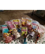 NEW(8)/EUC(8)Vintage BARBIES McDonalds Happy Meal Toy Lot of 16 Beautifu... - £20.54 GBP