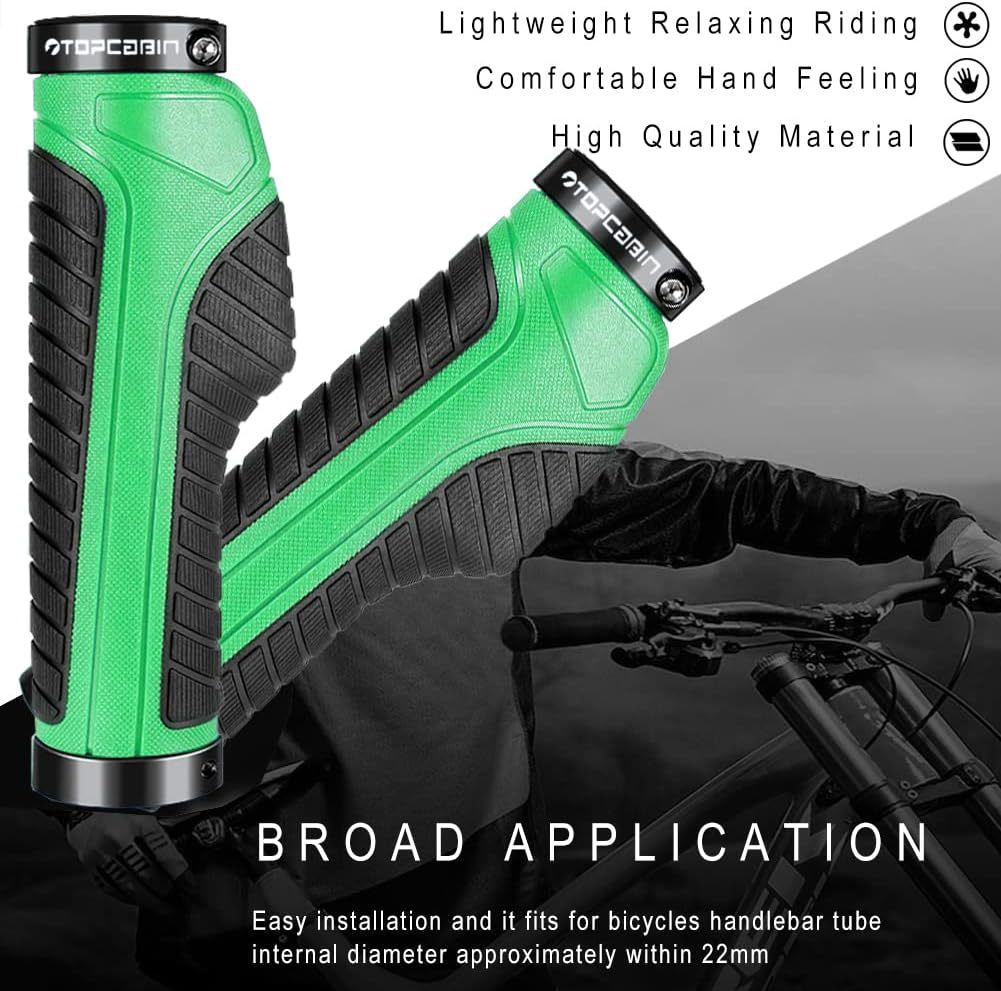 Topcabin ergonomic design bicycle handlebar grips widen holding surface hotsell