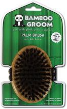 ALCOTT Bamboo Groom Palm Brush w Boar Bristles - $50.98