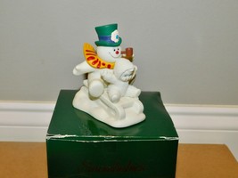 Department 56 Snowbabies Fun With Frosty The Snowman Figurine w/Box Reti... - $14.84