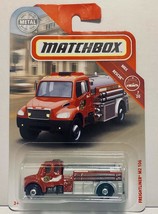 Matchbox 2018 Freightliner M2 106 Red #48/100 MBX Rescue 7/20 Toy Fire Engine Tr - £11.16 GBP